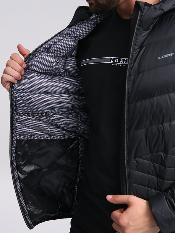 Loap Jachetă neagră pentru bărbați LOAP IPALO