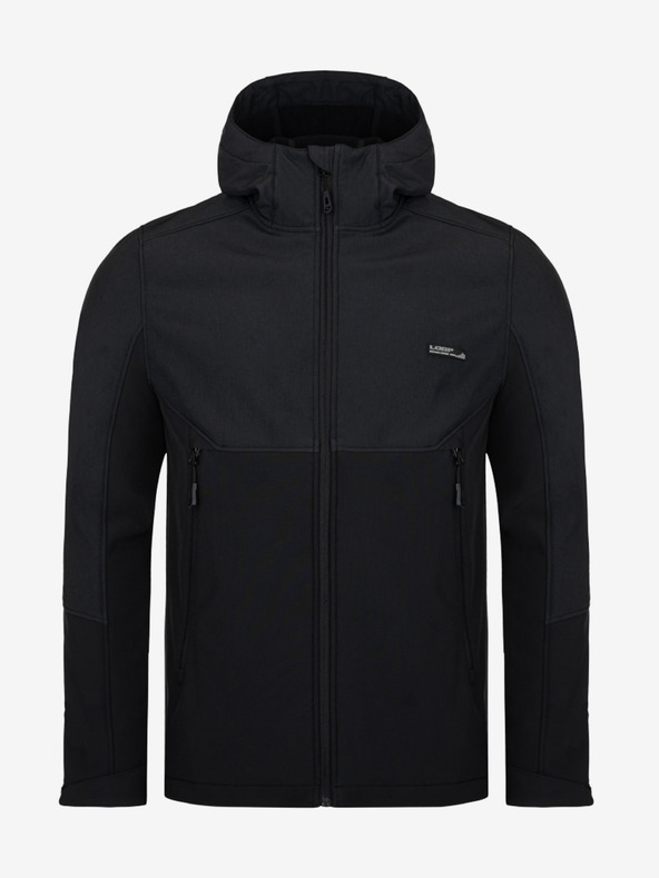 Loap Jachetă softshell neagră LOAP LUPP pentru bărbați