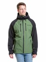 Meatfly Meatfly geacă softshell pentru bărbați Rasmussen Forest Green/Black | Neagră | Mărime