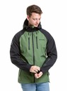 Meatfly Meatfly geacă softshell pentru bărbați Rasmussen Forest Green/Black | Neagră | Mărime