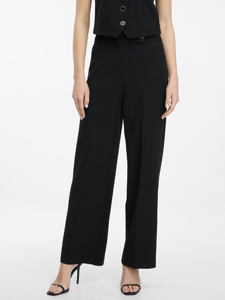 Orsay Pantaloni largi negri pentru femei ORSAY