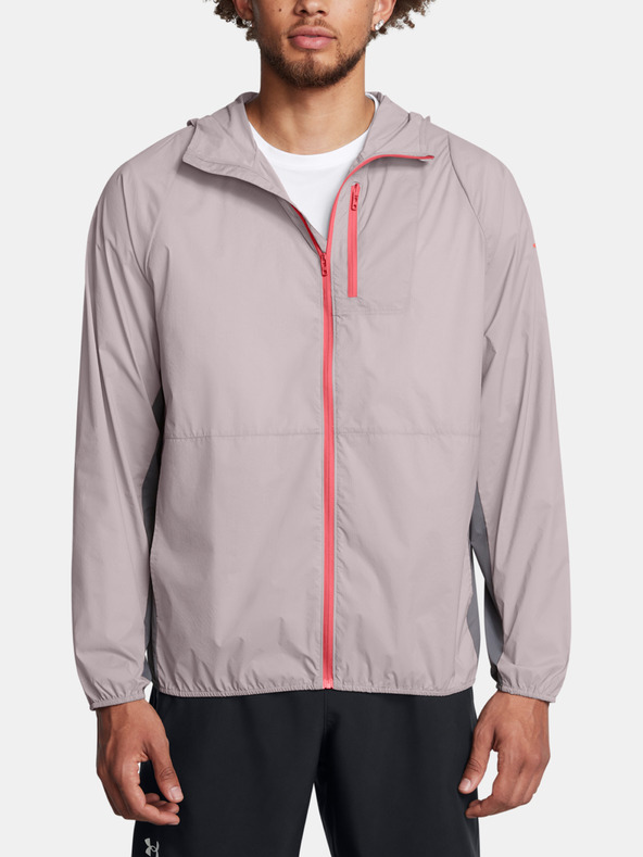 Under Armour Jachetă Under Armour LAUNCH LIGHTWEIGHT JKT-GRY pentru bărbați
