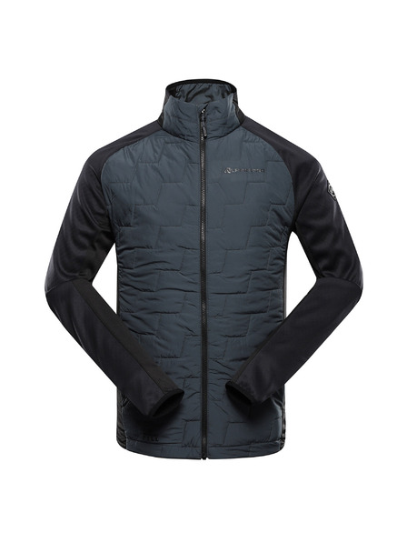 ALPINE PRO Hanorac pentru bărbați cu umplutură din lână Merino ALPINE PRO JORW dark slate