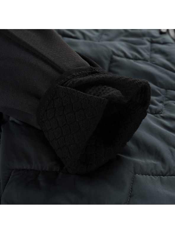 ALPINE PRO Hanorac pentru bărbați cu umplutură din lână Merino ALPINE PRO JORW dark slate