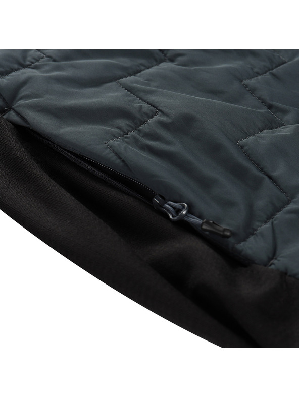 ALPINE PRO Hanorac pentru bărbați cu umplutură din lână Merino ALPINE PRO JORW dark slate