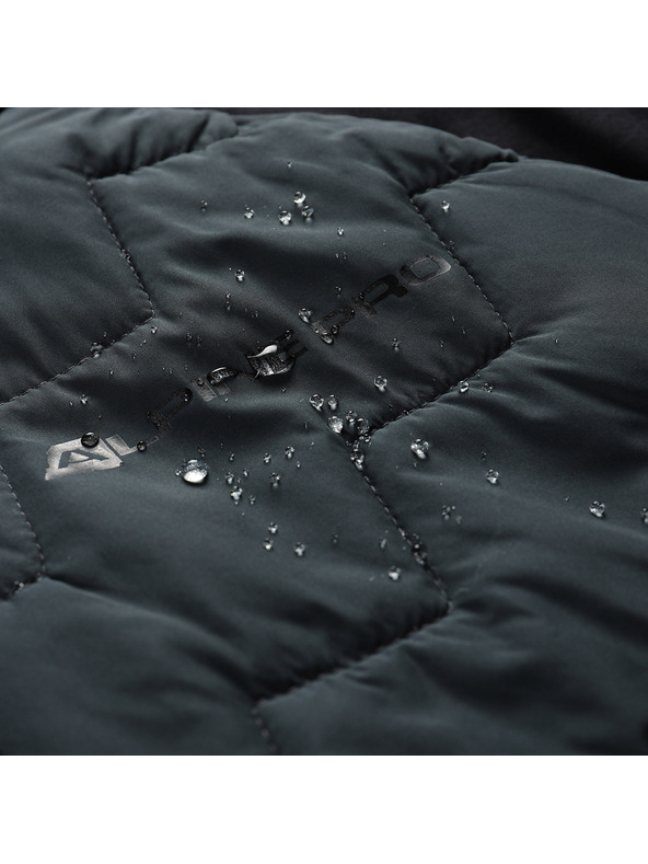 ALPINE PRO Hanorac pentru bărbați cu umplutură din lână Merino ALPINE PRO JORW dark slate