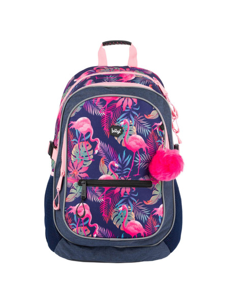BAAGL  Rucsac școlar albastru core flamingo Baagl