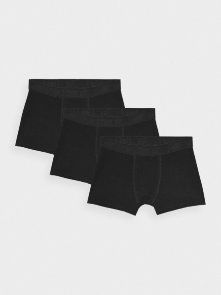 4F Pantaloni scurți boxeri băieți (pachet de 3)