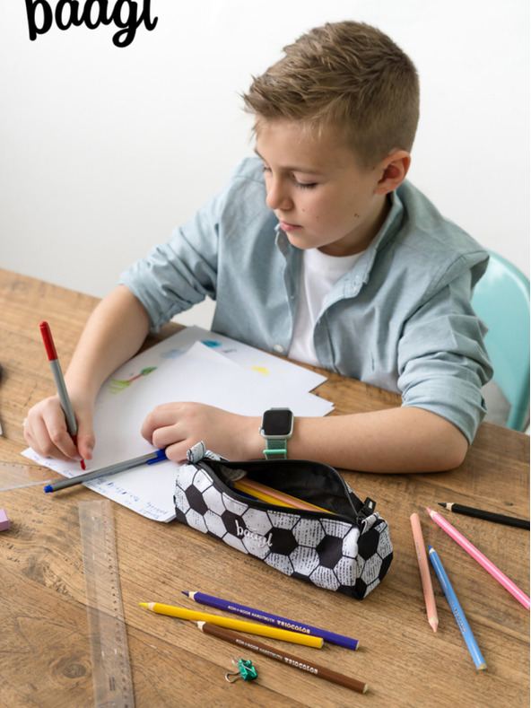 BAAGL  Geantă neagră pentru elevi Baagl Goal