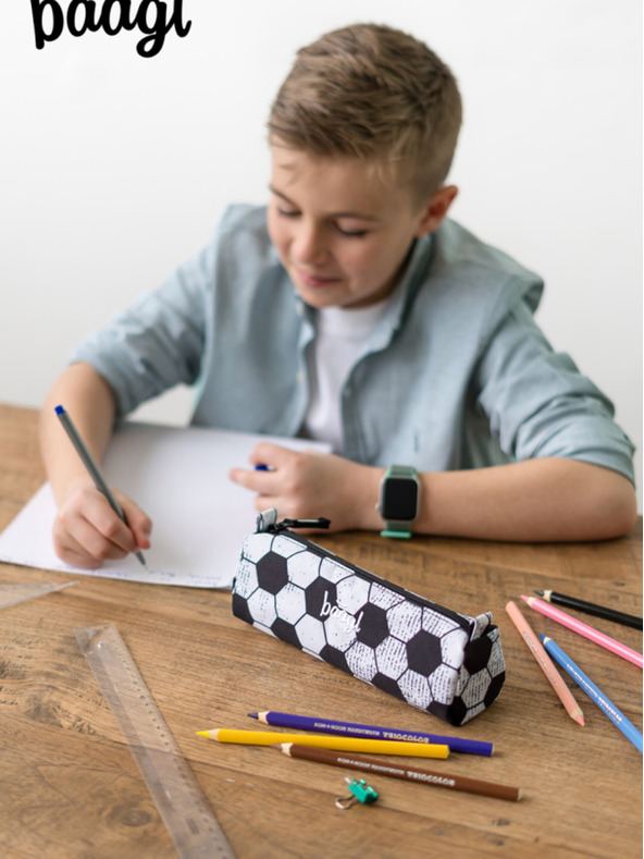 BAAGL  Geantă neagră pentru elevi Baagl Goal