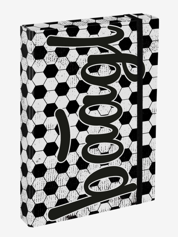 BAAGL  Caiet de școală negru A4 Baagl Jumbo Goal