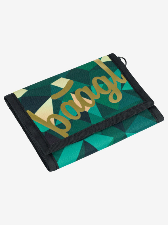 BAAGL  Portofel verde Baagl Polygon