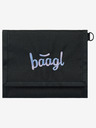 BAAGL  Portofel negru Baagl Metallic Holo