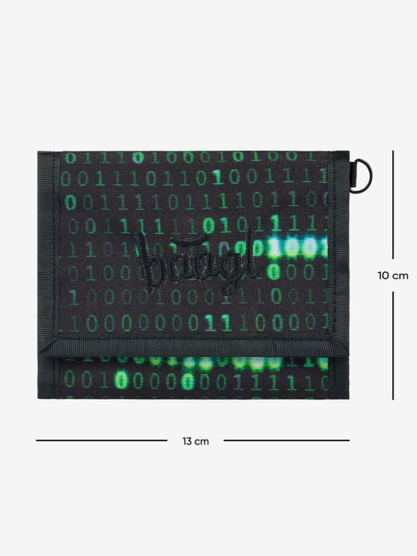 BAAGL  Portofel negru Baagl Numbers