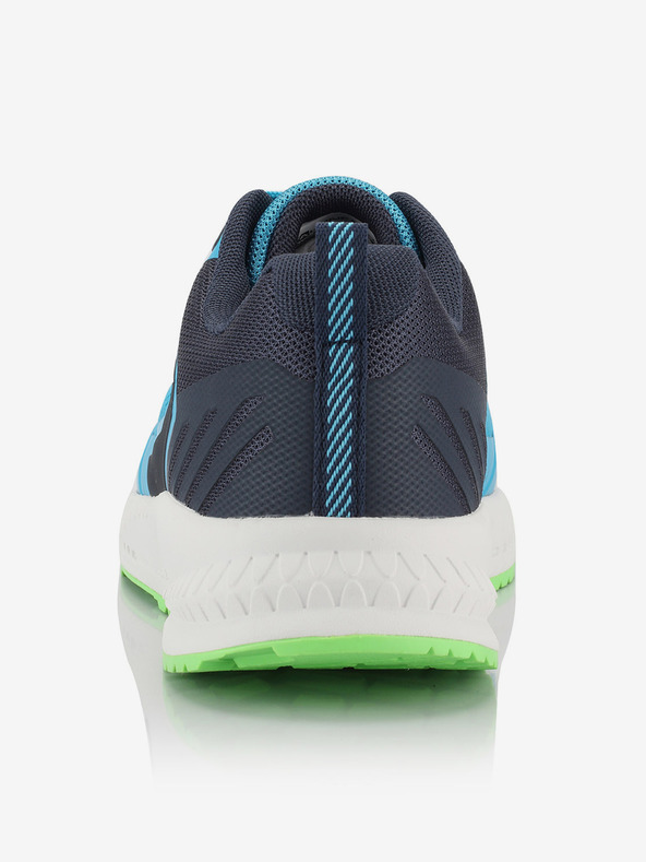 ALPINE PRO Pantofi sport de alergare cu talpă antibacteriană ALPINE PRO NAREME neon atomic blue