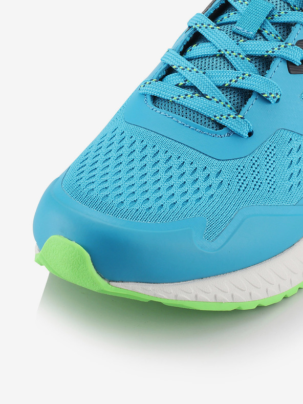 ALPINE PRO Pantofi sport de alergare cu talpă antibacteriană ALPINE PRO NAREME neon atomic blue