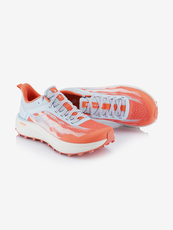 ALPINE PRO Pantofi de alergare cu talpă antibacteriană ALPINE PRO GESE somon neon