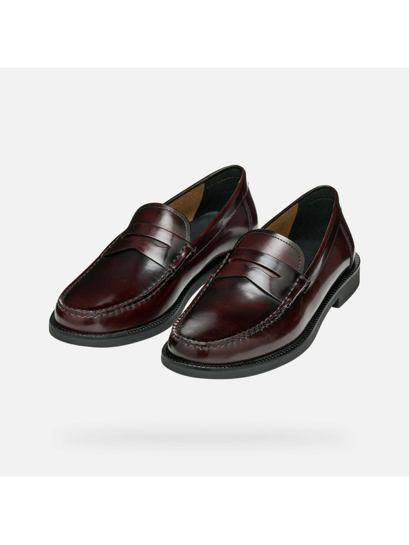 Geox Mocasini maro închis pentru bărbați Geox Recanati