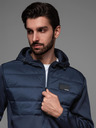 Ombre Clothing Geacă sport ușoară color pentru bărbați cu fleece Ombre Clothing