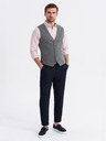 Ombre Clothing Vestă tricotată elegantă slim-fit structurată pentru bărbați Ombre Clothing