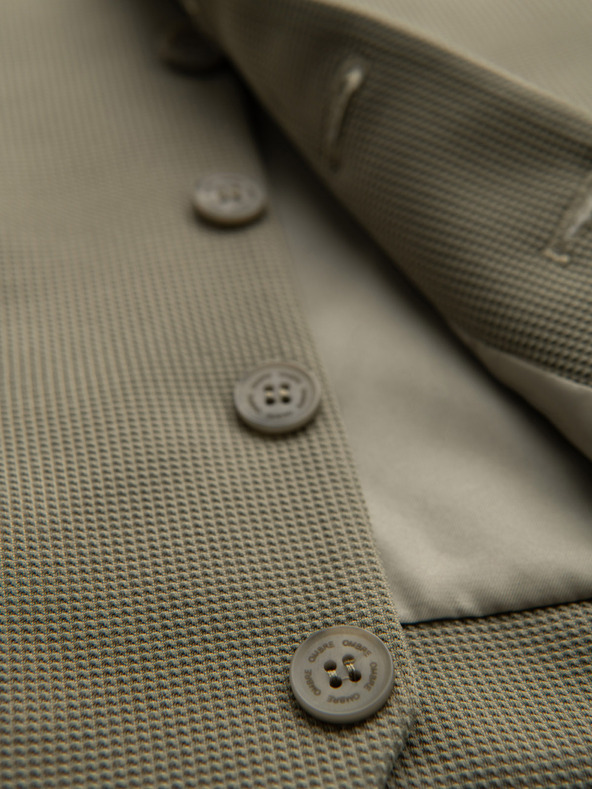 Ombre Clothing Vestă tricotată structurată pentru bărbați personalizată cu revere Ombre Clothing