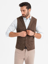 Ombre Clothing Vestă tricotată structurată pentru bărbați personalizată cu revere Ombre Clothing