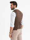 Ombre Clothing Vestă tricotată structurată pentru bărbați personalizată cu revere Ombre Clothing
