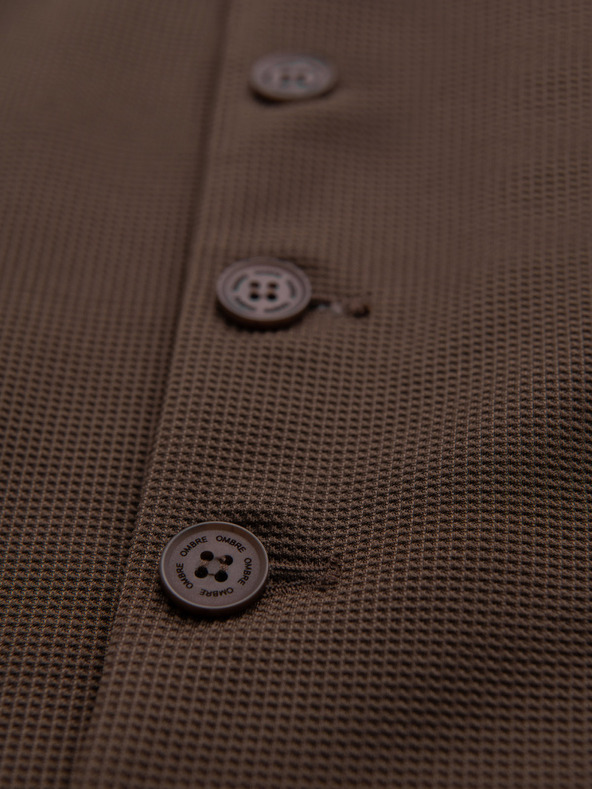 Ombre Clothing Vestă tricotată structurată pentru bărbați personalizată cu revere Ombre Clothing