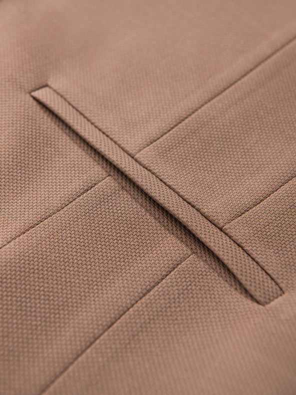 Ombre Clothing Vestă elegantă slim-fit pentru bărbați cu elastan și revere Ombre Clothing