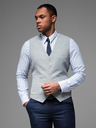 Ombre Clothing Vestă structurată pentru bărbați personalizată cu buzunare Ombre Clothing
