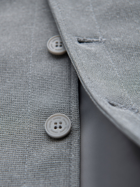 Ombre Clothing Vestă structurată pentru bărbați personalizată cu buzunare Ombre Clothing