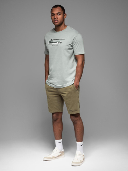 Ombre Clothing Pantaloni scurți de trening pentru bărbați cu imprimeu Ombre Clothing