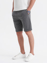 Ombre Clothing Pantaloni scurți tricotați structurați pentru bărbați cu talie elastică Ombre Clothing