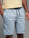 Ombre Clothing Pantaloni scurți de trening pentru bărbați cu imprimeu Ombre Clothing