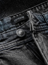 Ombre Clothing Pantaloni scurți din denim pentru bărbați cu tiv răsfrânt Ombre Clothing