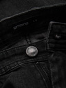 Ombre Clothing Pantaloni scurți din denim pentru bărbați cu tiv răsfrânt Ombre Clothing