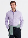 Ombre Clothing Cămașă oxford din bumbac pentru bărbați în culori pastel Ombre Clothing