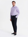 Ombre Clothing Cămașă oxford din bumbac pentru bărbați în culori pastel Ombre Clothing