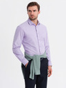 Ombre Clothing Cămașă oxford din bumbac pentru bărbați în culori pastel Ombre Clothing