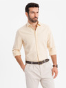 Ombre Clothing Cămașă oxford din bumbac în culori pastel pentru bărbați Ombre Clothing