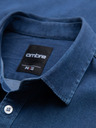 Ombre Clothing Cămașă din denim pentru bărbați cu lyocell și broderie pe piept Ombre Clothing