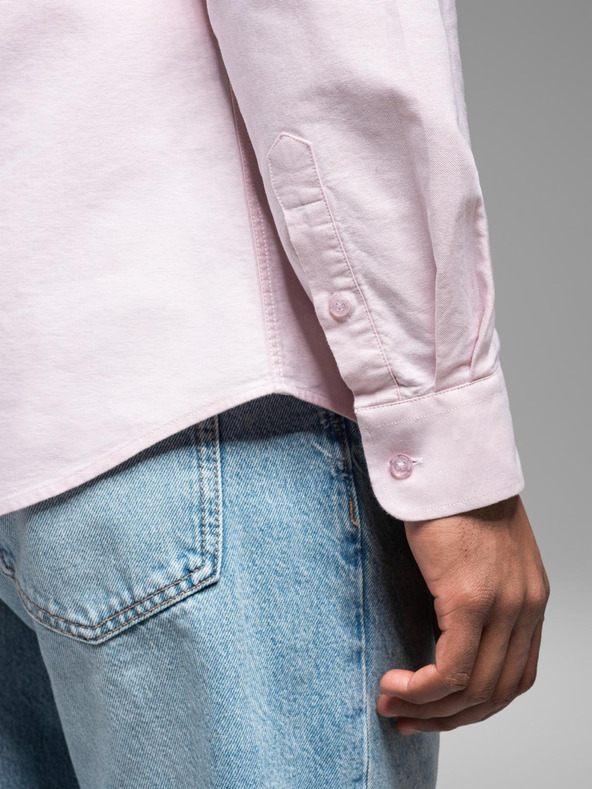 Ombre Clothing Cămașă oxford din bumbac pentru bărbați în culori pastel Ombre Clothing