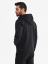 Ombre Clothing Hanorac cu glugă fără fermoar în stil streetwear Ombre Clothing