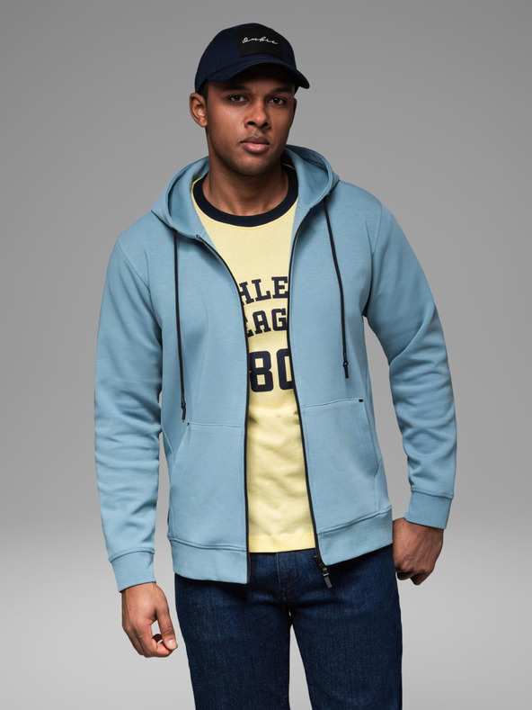 Ombre Clothing Hanorac cu glugă în stil streetwear Ombre Clothing