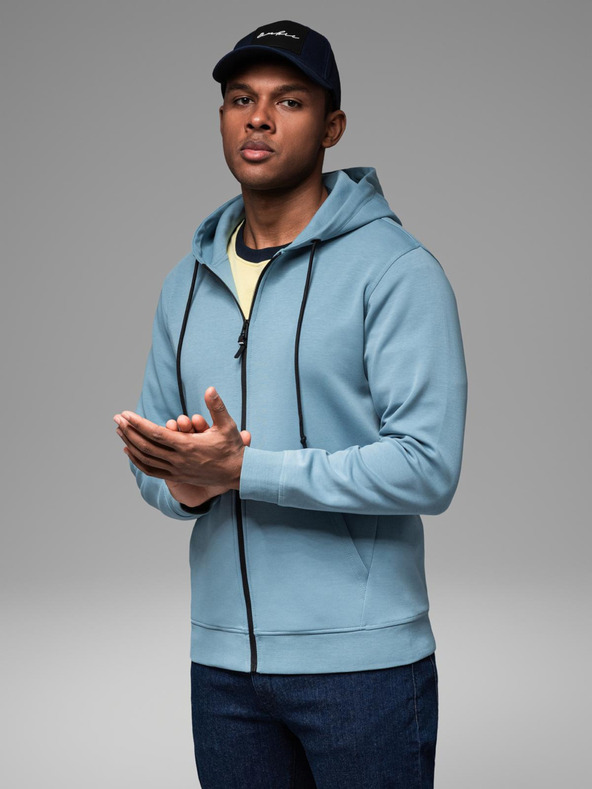 Ombre Clothing Hanorac cu glugă în stil streetwear Ombre Clothing