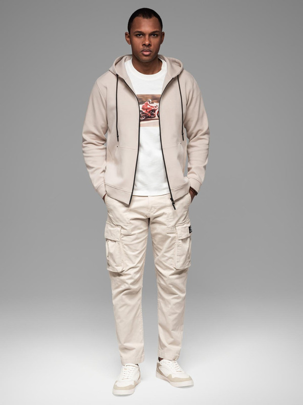 Ombre Clothing Hanorac cu glugă în stil streetwear Ombre Clothing