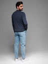 Ombre Clothing Pulover tricotat pentru bărbați cu puncte structurate Ombre Clothing
