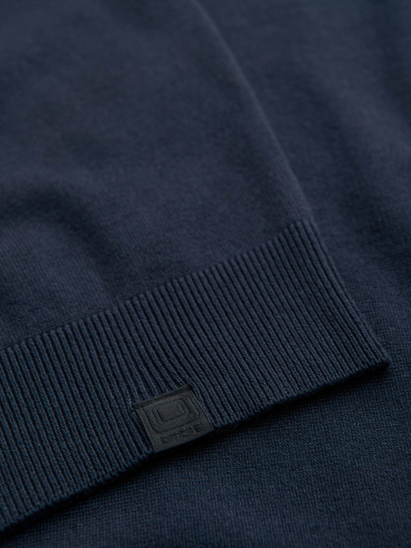 Ombre Clothing Pulover tricotat pentru bărbați cu puncte structurate Ombre Clothing