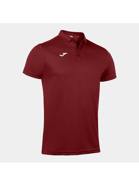 Joma Tricou polo pentru bărbați Joma Polo Shirt Hobby S/S Burgundy Mărime: