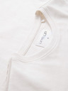 Ombre Clothing Tricou din bumbac pentru bărbați cu mânecă lungă, cu bordură și imprimeu pe piept Ombre Clothing